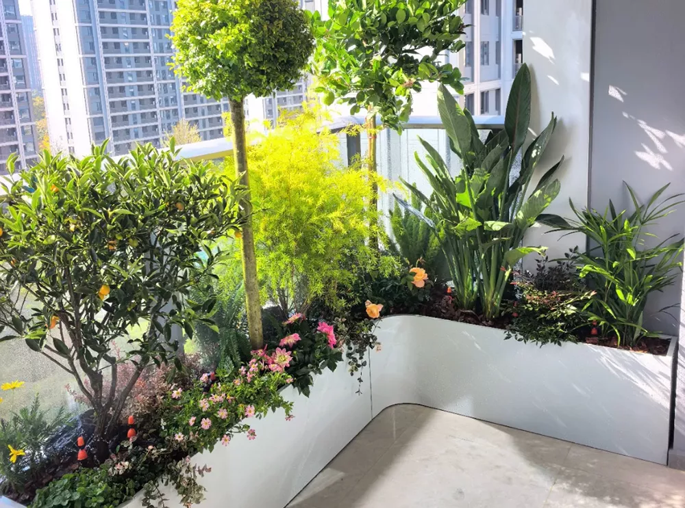 城市公园景观花箱造景项目